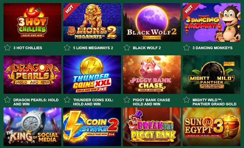 Casino Mate populare slots
